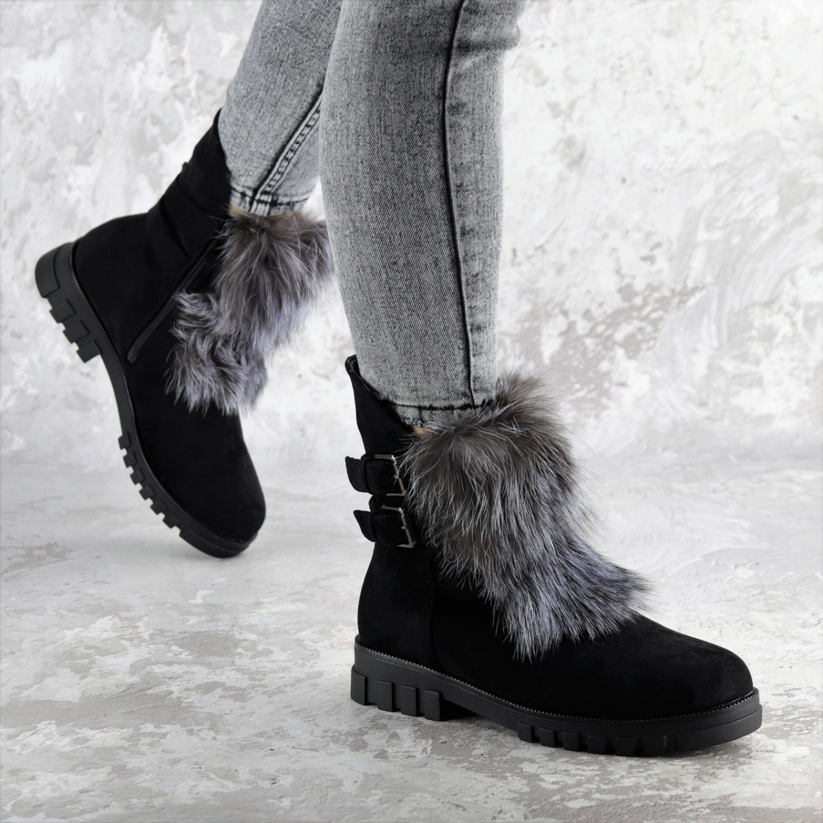 

Ботинки женские зимние черные Shoes 2334 39 р