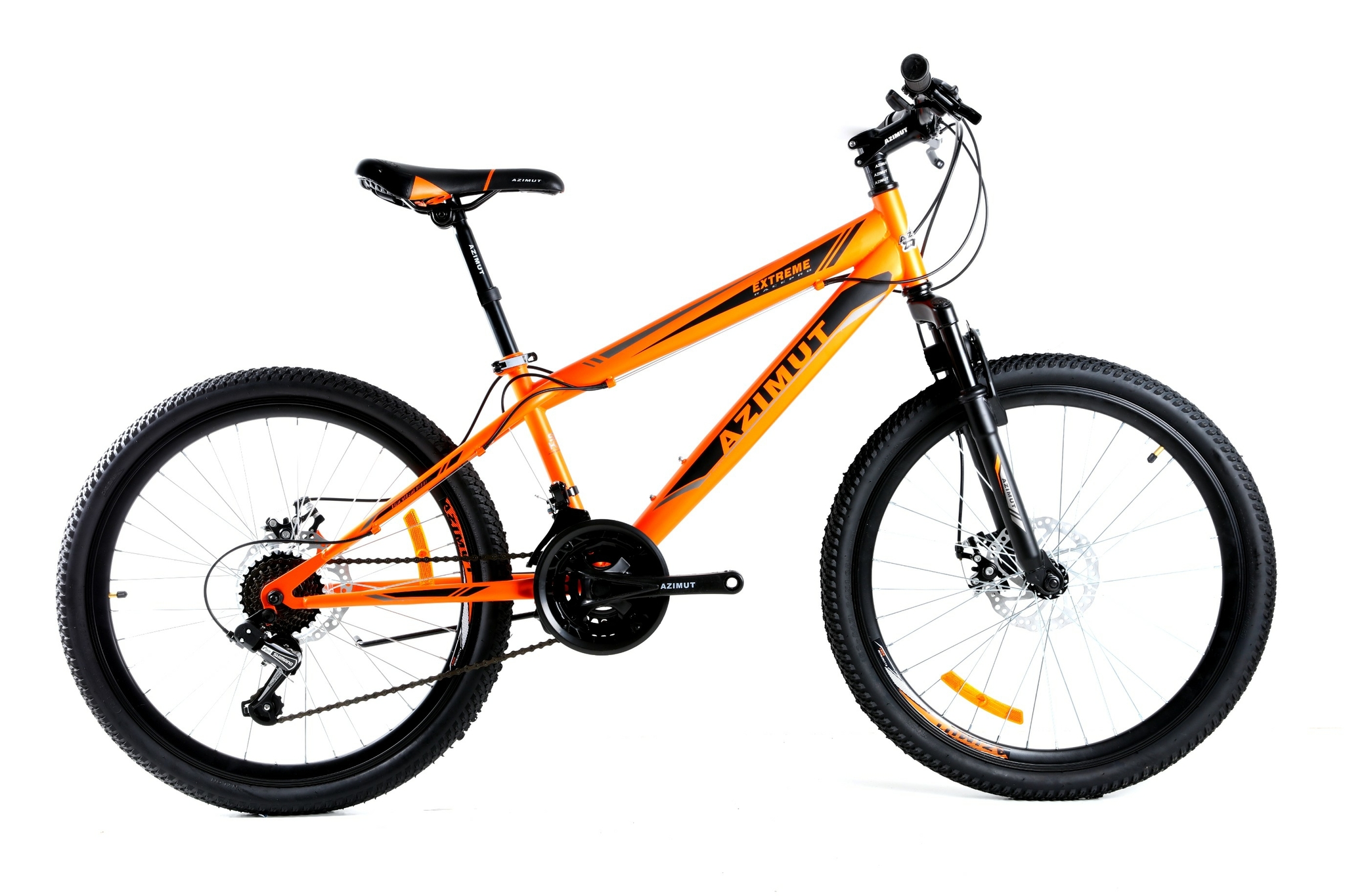 

Велосипед Azimut Extreme 2021 Shimano 24" 13" Orange (Extreme/GFRD)