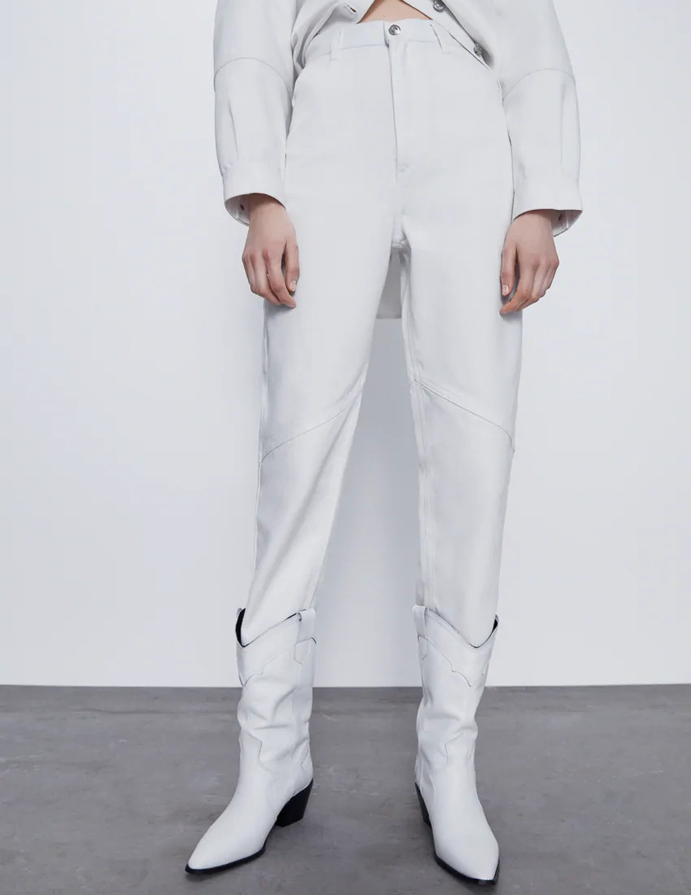 

Джинсы Zara Ж1060577 (8527/005/251) цвет белый L