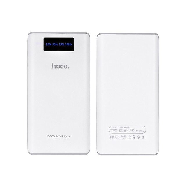 

Внешний аккумулятор (Power Bank) HOCO B3 20000mAh LCD