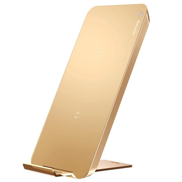 

Беспроводное ЗУ Baseus Multifunctional Charging Pad 5V-9V/1.1A Gold