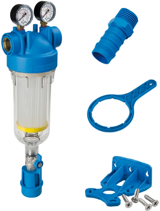 

Фильтр ATLAS FILTRI самоочищающийся HYDRA 3/4" (латунь) + картридж RSH 50 mcr KIT