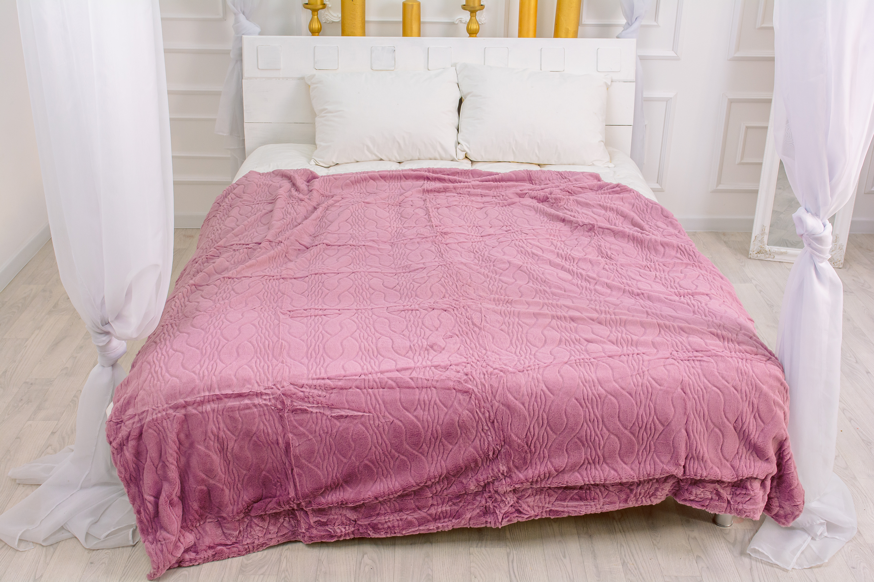 

Плед MirSon №1009 Damask Lily 200x220