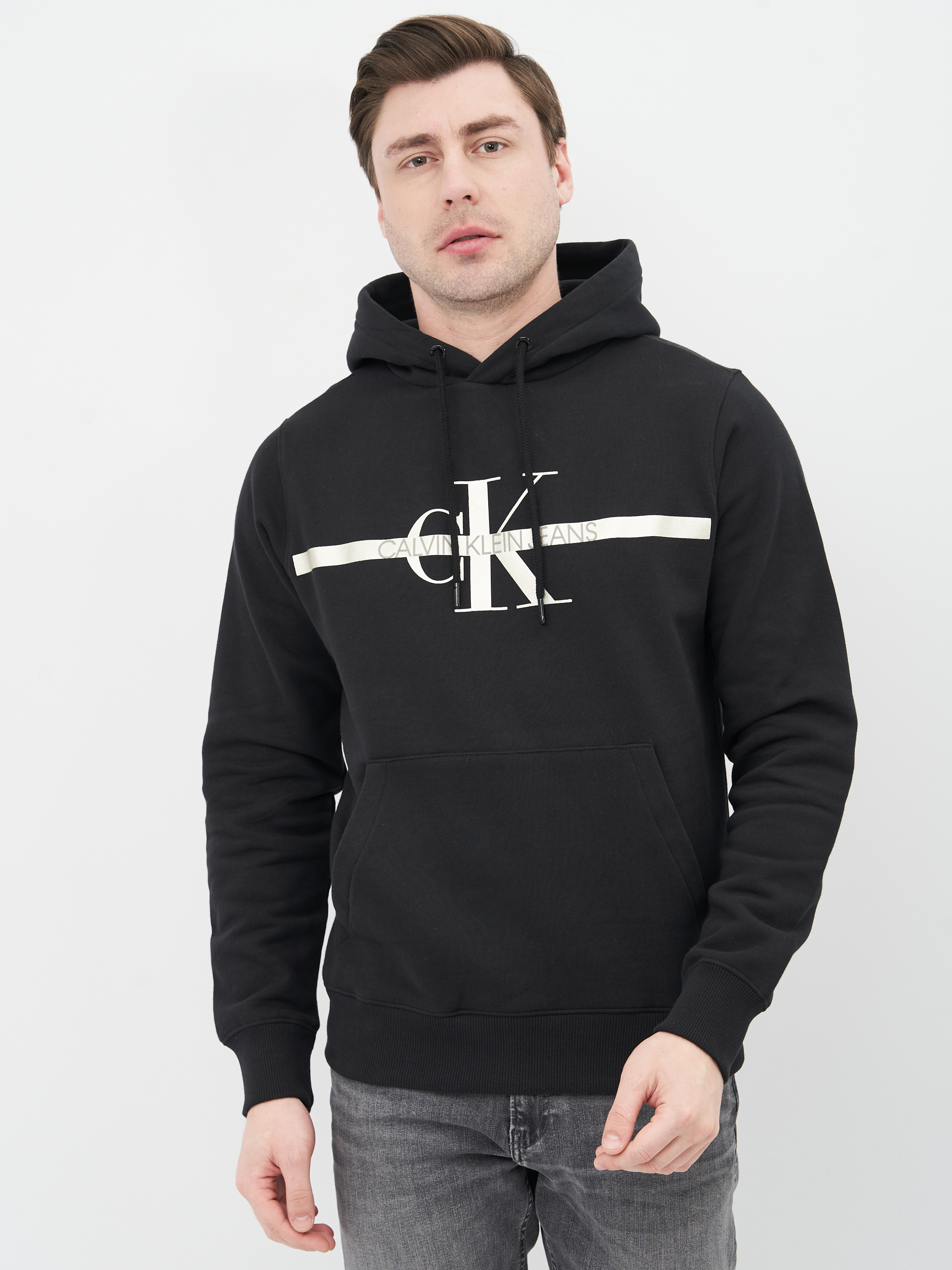 

Худи Calvin Klein Jeans Stripe Monogram Hoody J30J317044-BEH S Pvh Black