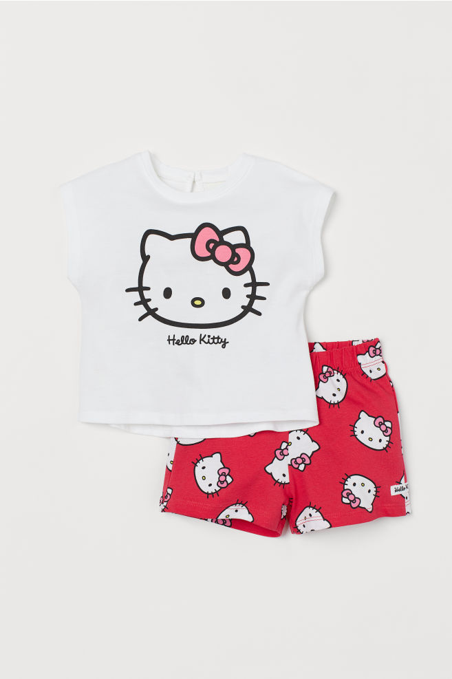 

Комплект (футболка и шорты) H&M P75017 92 см Белый/красный (P-100482)