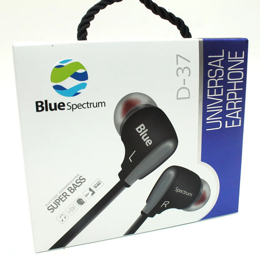 

Наушники вставные Spectrum D37 BLUE