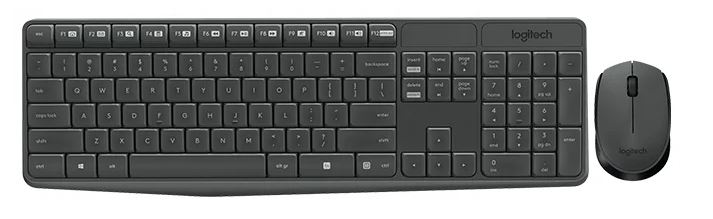 

Клавиатура и мышь Logitech Беспроводная MK235