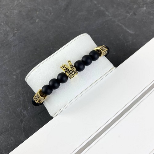 

Браслет 2B Rich Bracelet King 8 mm, 19 cm Black-Gold