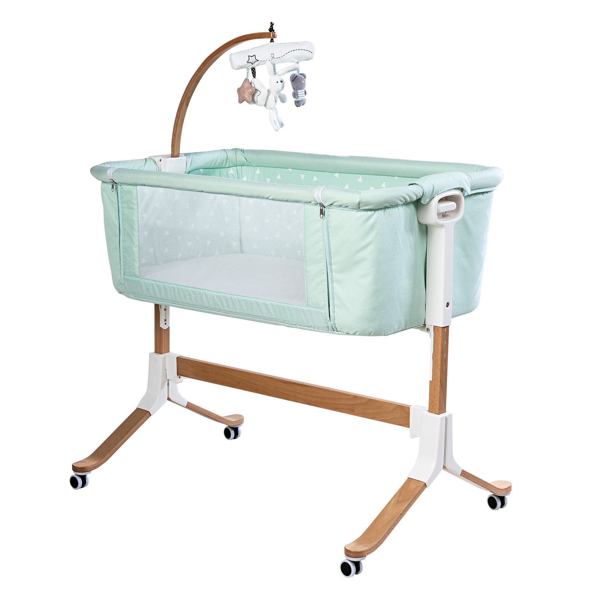 

Приставная кроватка Picci You and Me мятная db81cr26