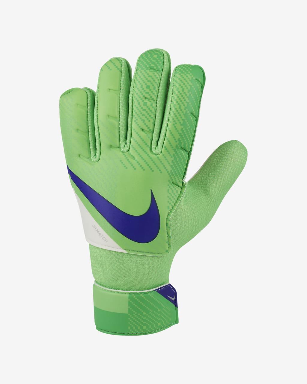 

Перчатки вратарские детские Nike Goalkeeper Match Junior CU8176-398 Зеленый 4