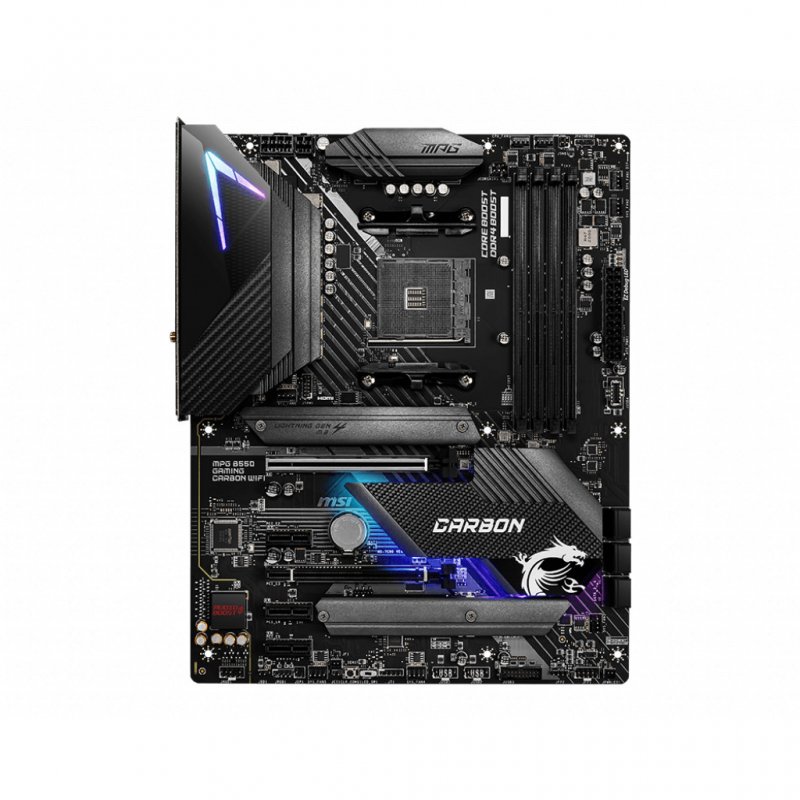 

Материнская плата MSI MPG B550 Gaming Carbon WiFi (MPG B550 Gaming Carbon WiFi)