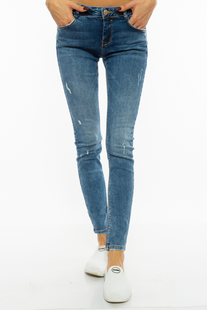 

Джинсы женские Skinny 201P025 (Синий) 24