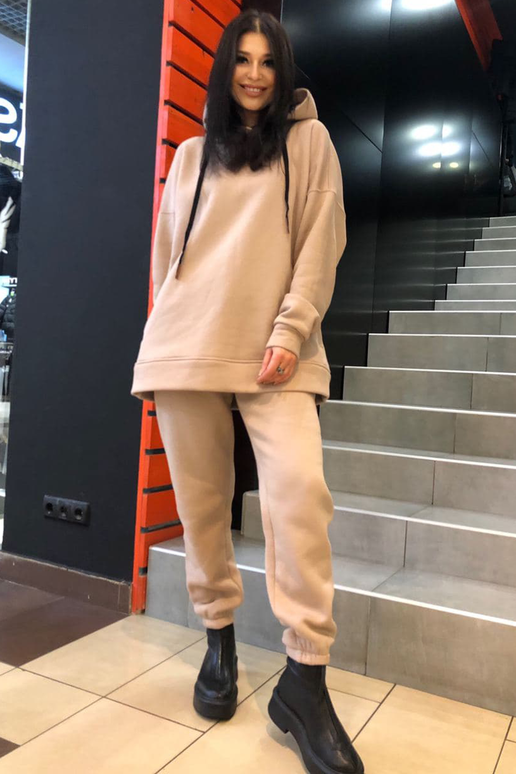 

Женское JADONE FASHION худи из трехнитки с капюшоном Косси цвет бежевый L (Худи Косси бежевый)
