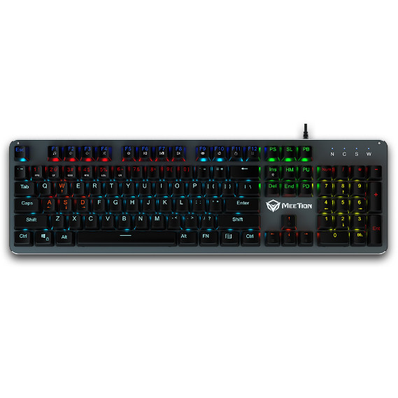 

Клавиатура проводная игровая Meetion MK007 с подсветкой Черная (gr_014840)