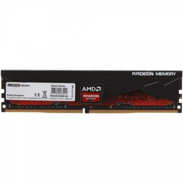 

Модуль памяти AMD 32Gb DDR4 2666MHz Radeon R7 (R7S432G2606U2S) (F00239714)