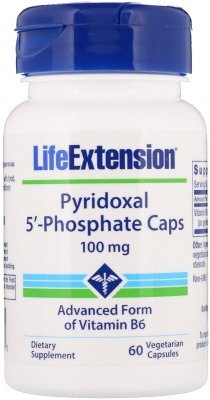 

Витамины Life Extension Pyridoxal 5'-Phosphate 100 mg 60 Veggie Caps