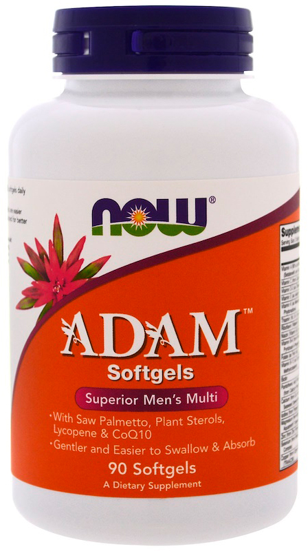 

Витамины NOW Foods Adam Male Multi 90 Sgels Мультивитамины для мужчин