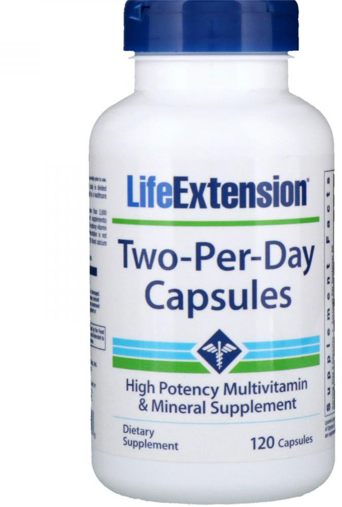 

Витамины Life Extension Two-Per-Day 120 Caps Мультивитамины