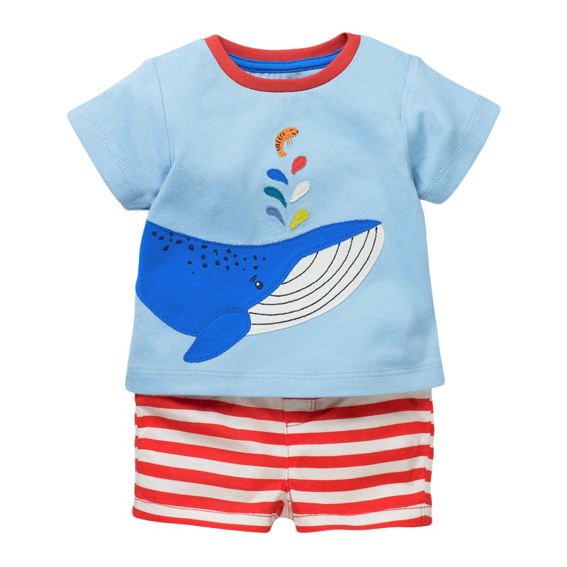 

Костюм детский 2 в 1 Ocean whale Little Maven (104 / 4 года) Голубой