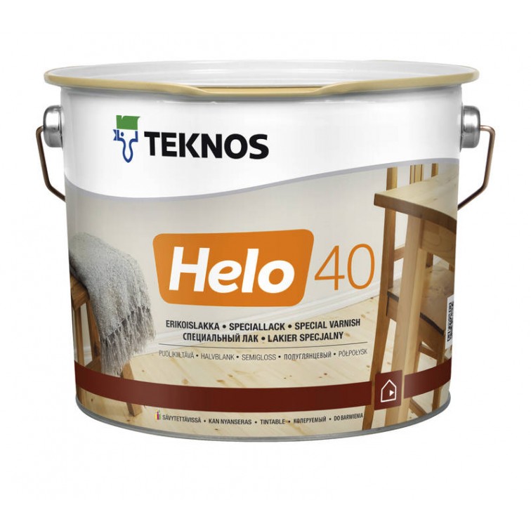 

Лак Уретан-алкідний Teknos Helo 40 напівглянцевий 9л