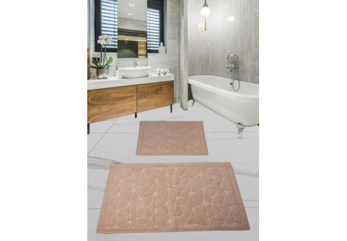 

Набор ковриков для ванной комнаты Diva Camparcasi Cream 60*100+50*60 Кремовый