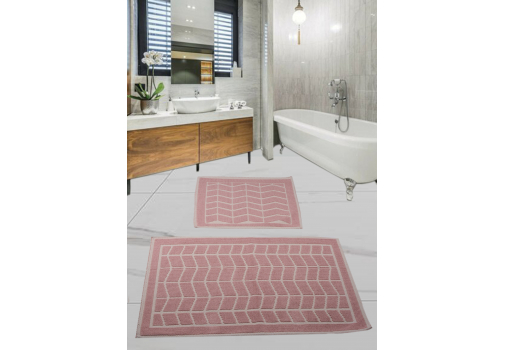 

Набор ковриков для ванной комнаты Diva Wave Pink 60*100+50*60 Розовый