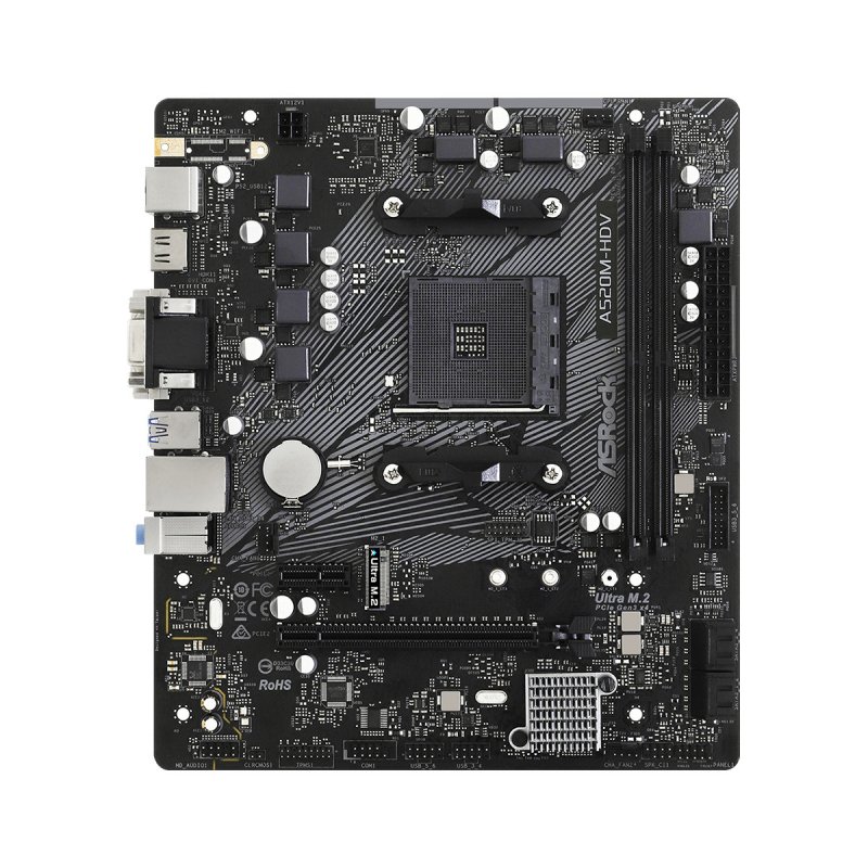 

Материнськая плата ASRock A520M-HDVP/DASH (A520M-HDVP/DASH)