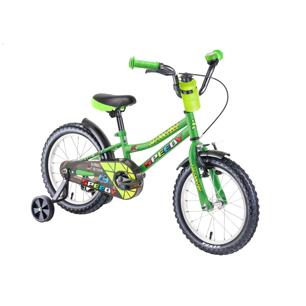 

Дитячий велосипед DHS Speedy 1601 16' - model 2019 - зелений
