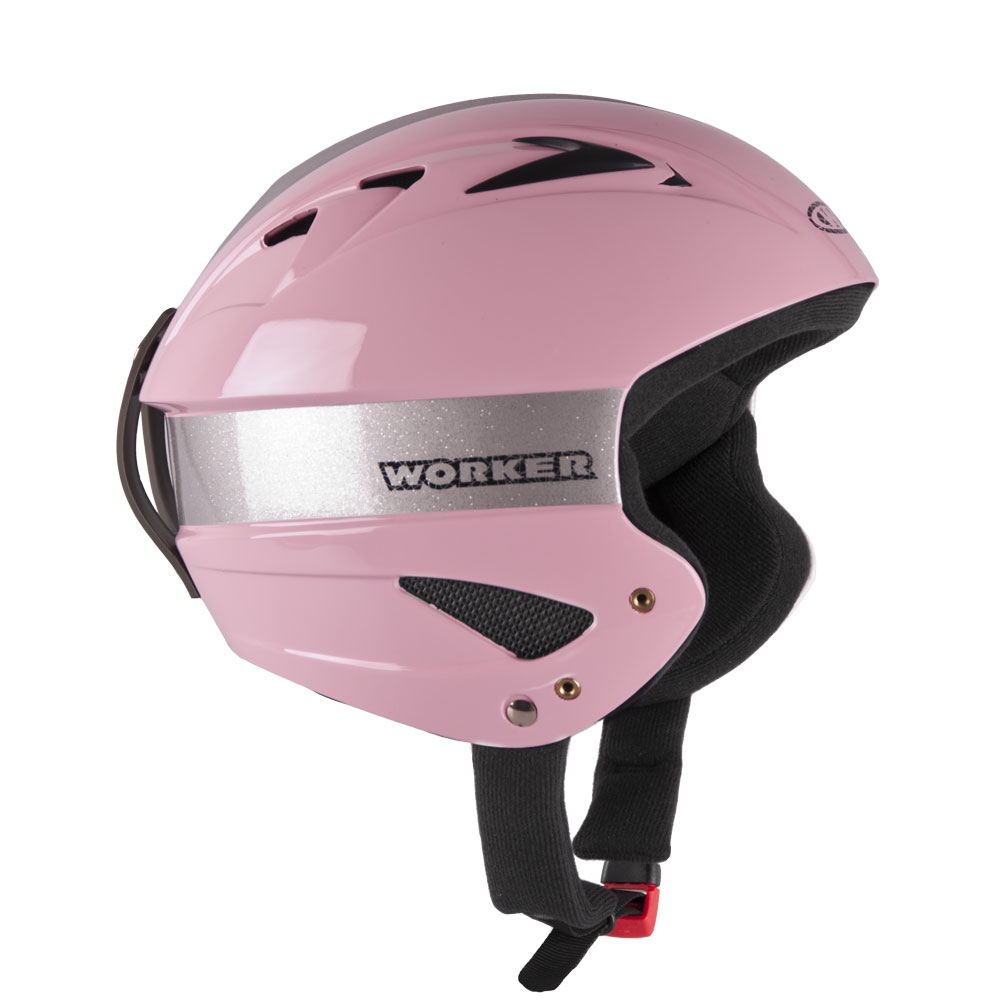 

Лижний шолом WORKER Little Gloss - розмір XXS (51-52)/рожевий