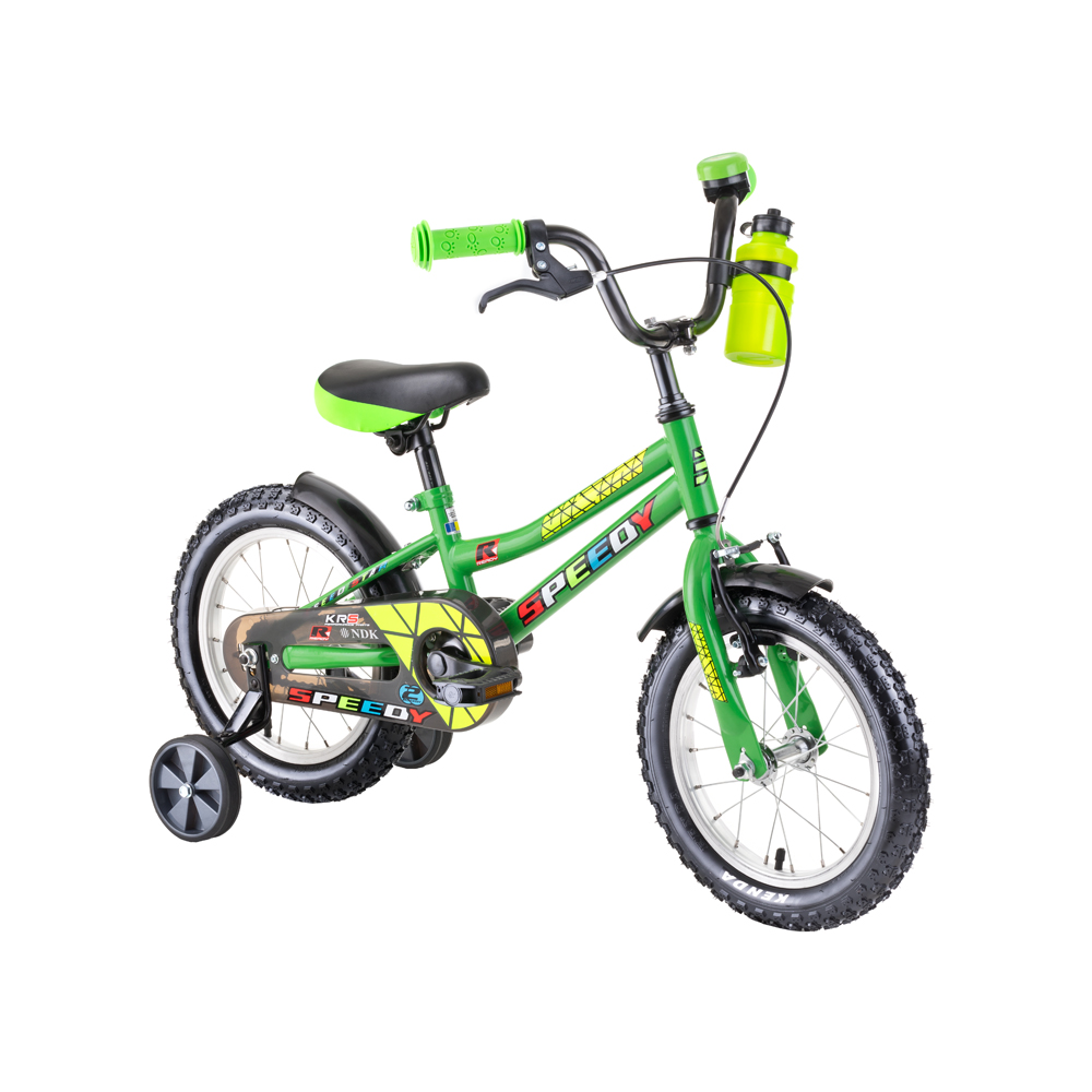 

Дитячий велосипед DHS Speedy 1401 14" - model 2019 - зелений