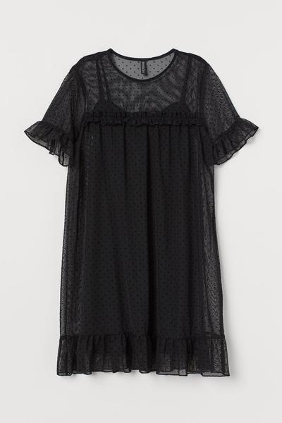 

Платье из тюля H&M L (175/104А) Черный