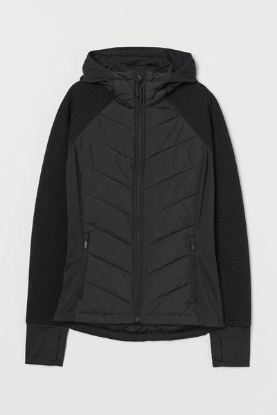 

Утепленная куртка с капюшоном H&M XL Черный