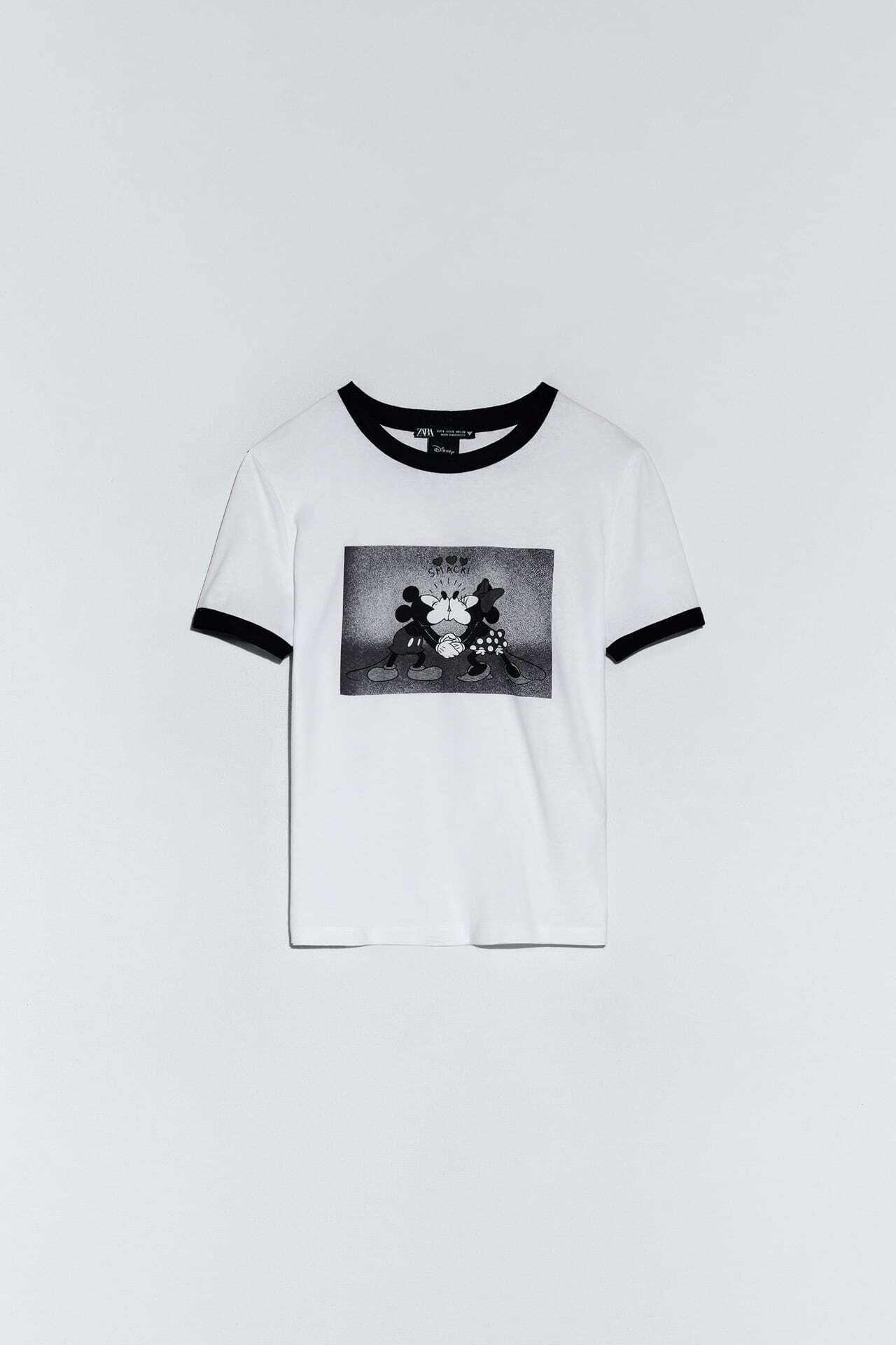 

Футболка Ретро Zara PS06 S Чорно-біла (P-6910806230756)