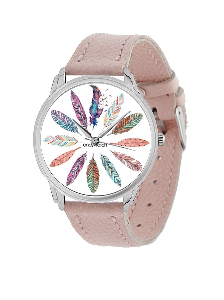 

Дизайнерские Наручные часы AndyWatch Перья Пудра