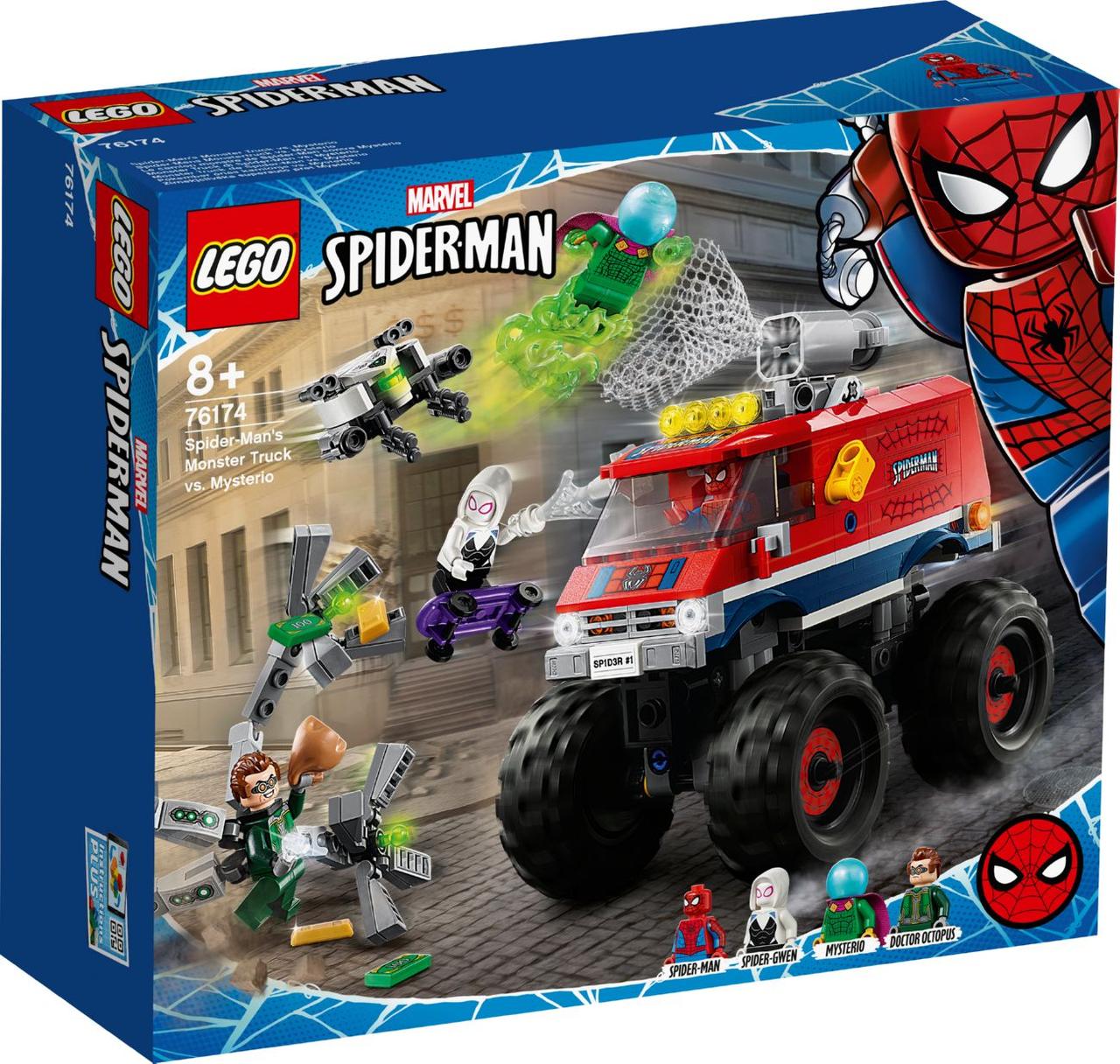 

Lego Super Heroes Монстр-трак Человека-Паука против Мистерио 76174