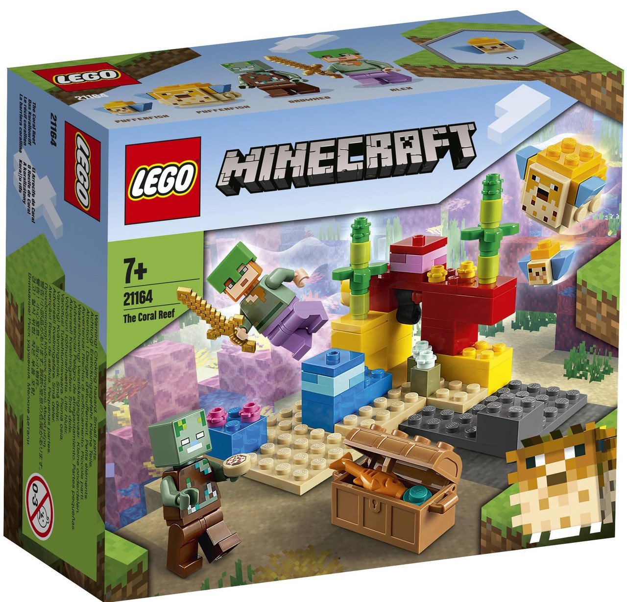 

Lego Minecraft Кораловый риф 21164