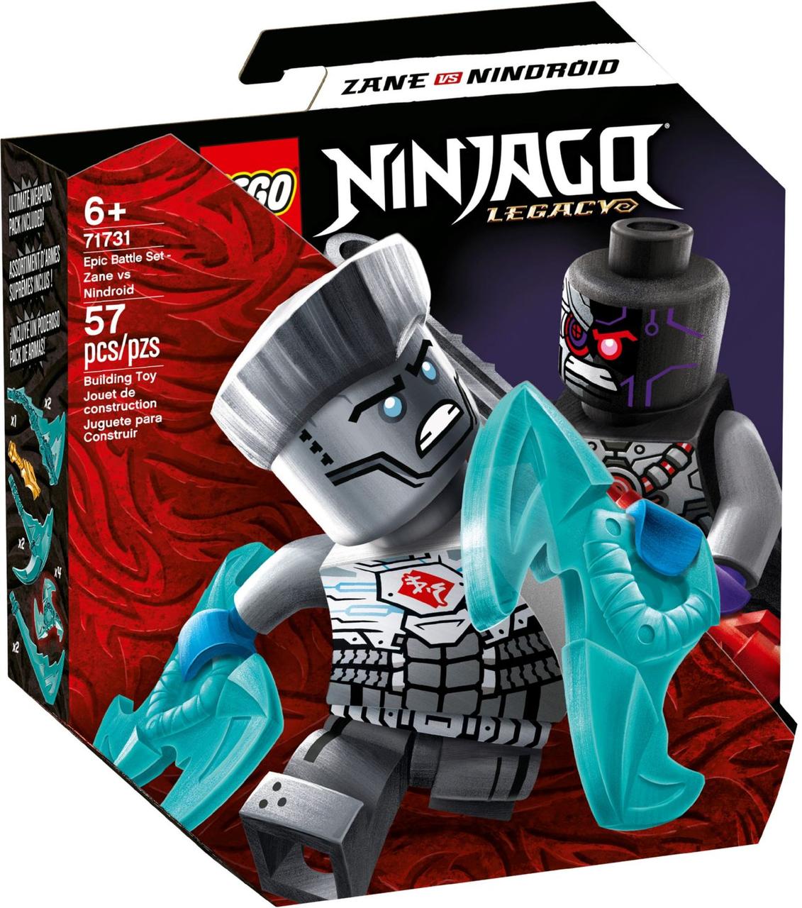 

Lego Ninjago Легендарные битвы: Зейн против Ниндроида 71731