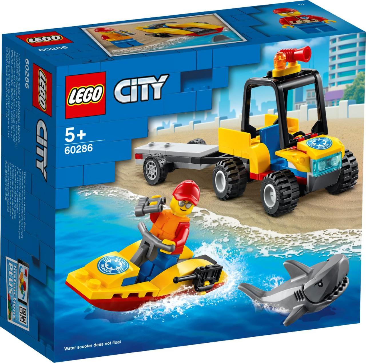 

Lego City Пляжный спасательный вездеход 60286