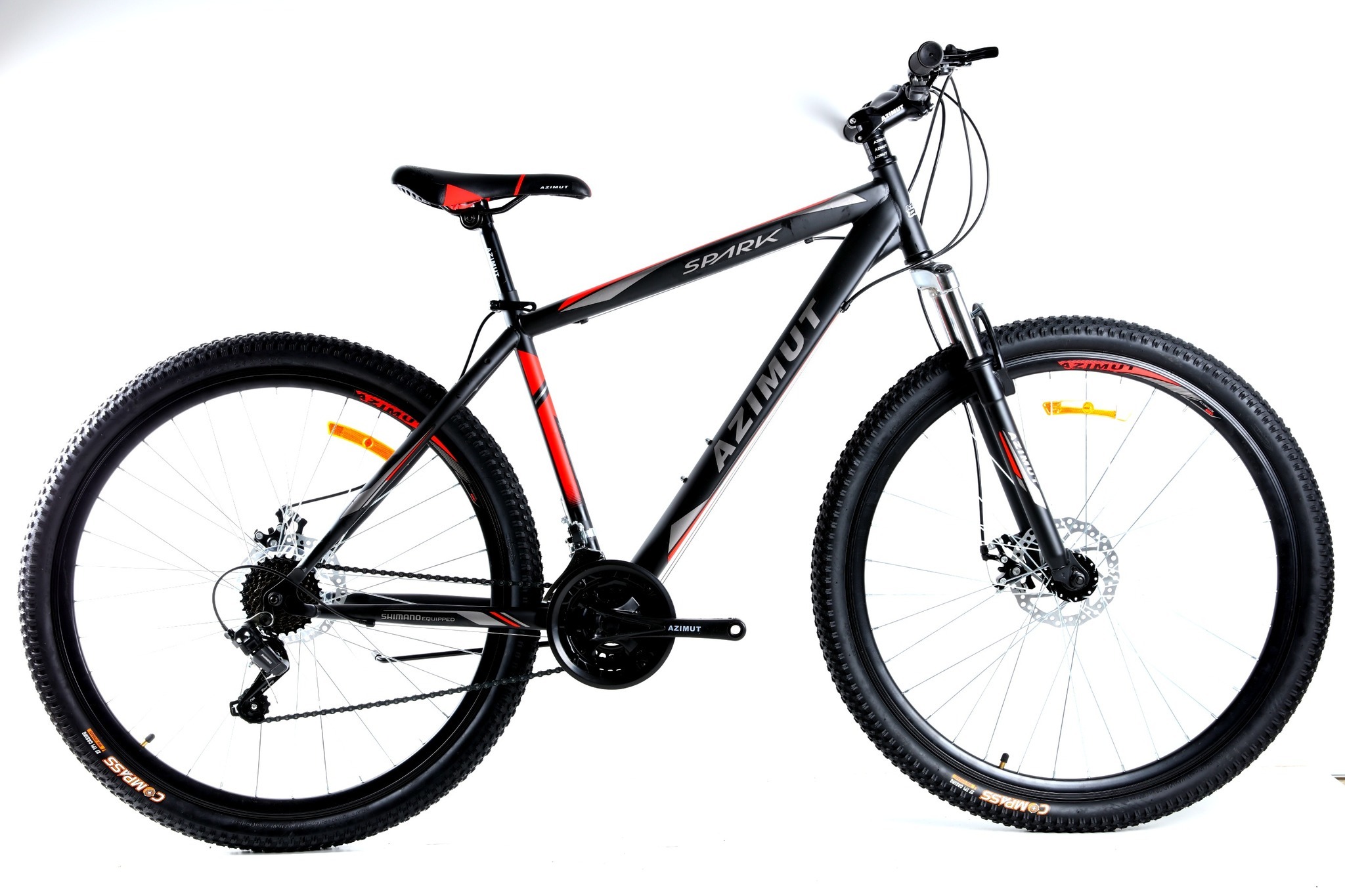 

Велосипед Azimut Spark 2021 Shimano 29" 21" Black / Red (Spark/GFRD)