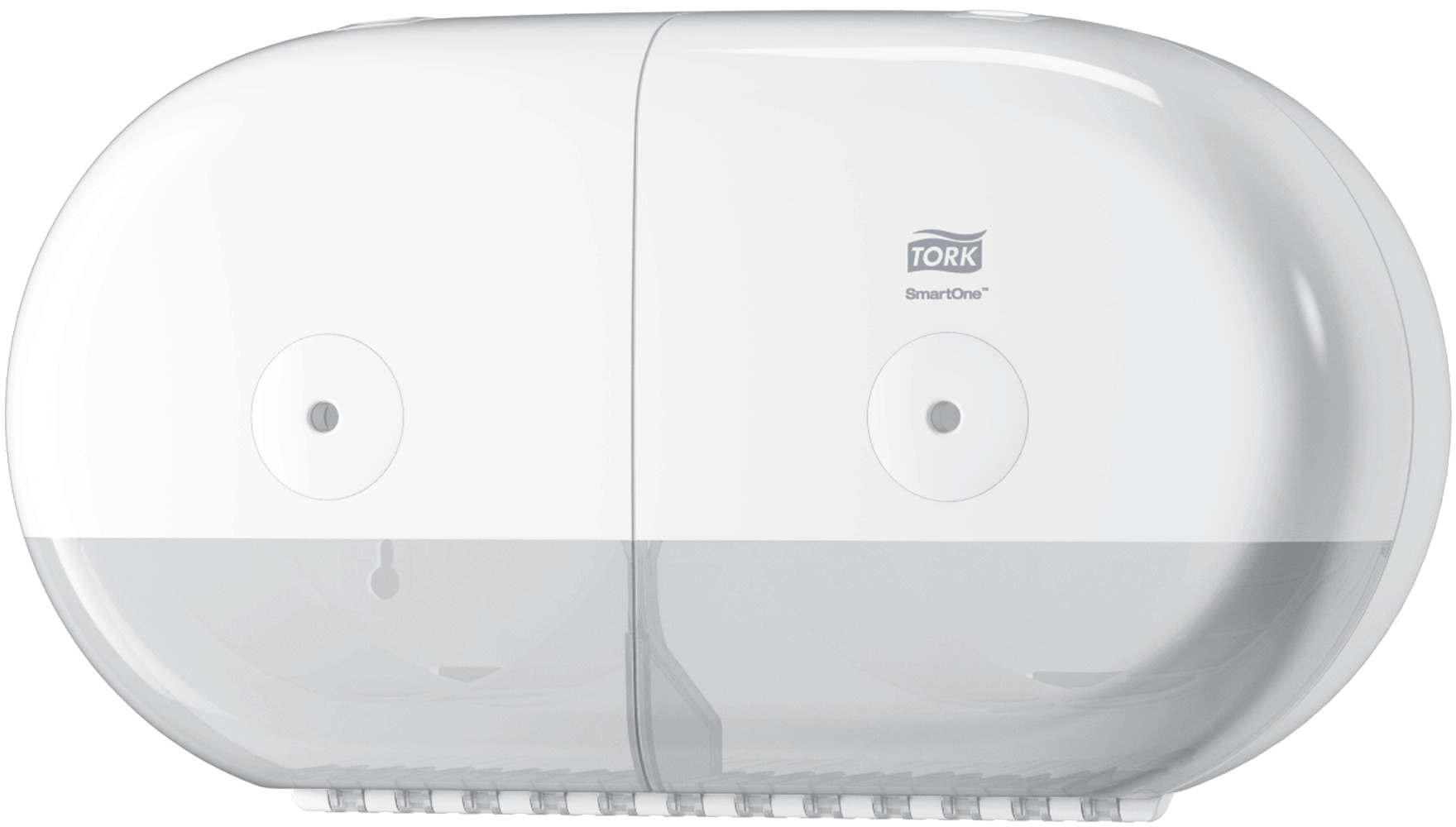 

Диспенсер для туалетной бумаги TORK SmartOne на 2 мини-рулона 682000 белый