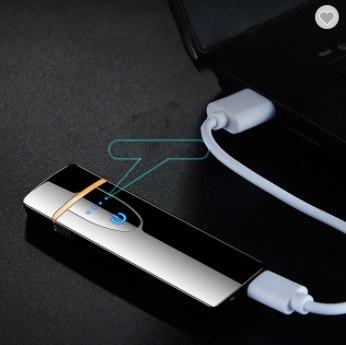 

Сенсорная USB зажигалка со спиралью накаливания Lighter NJ-0020 Black