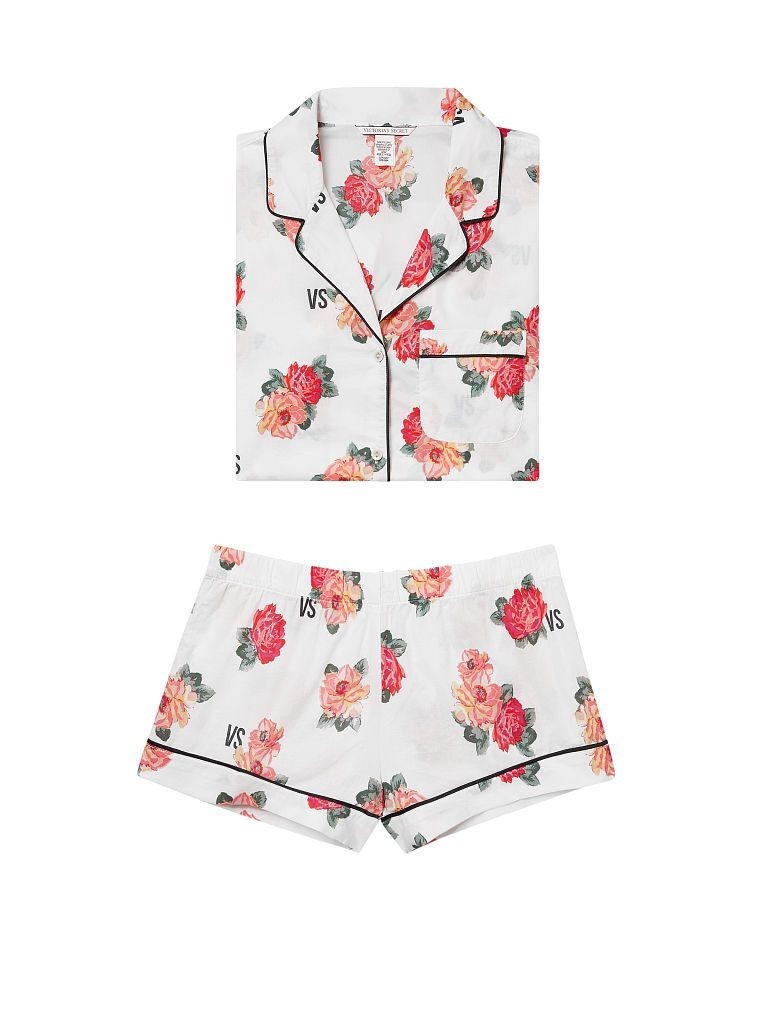 

Пижама Victoria's Secret Хлопковая XS Белая (11)