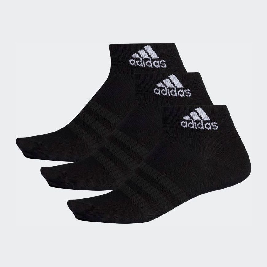 

Носки Adidas Light Ank 3Pp DZ9436 2XL 3 пары Black/Black/Black