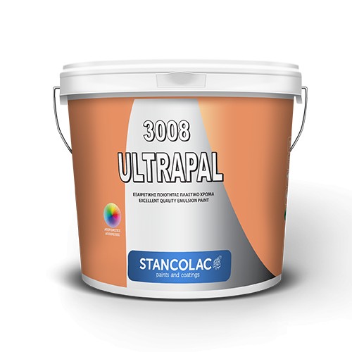 

Краска для стен моющаяся Stancolac Ultrapal 3008 3 л Белая