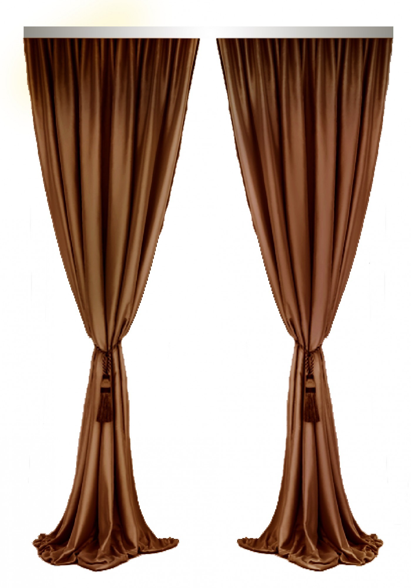 

Шторы Декорин Блекаут 250x270 см 2 шт Коричневый