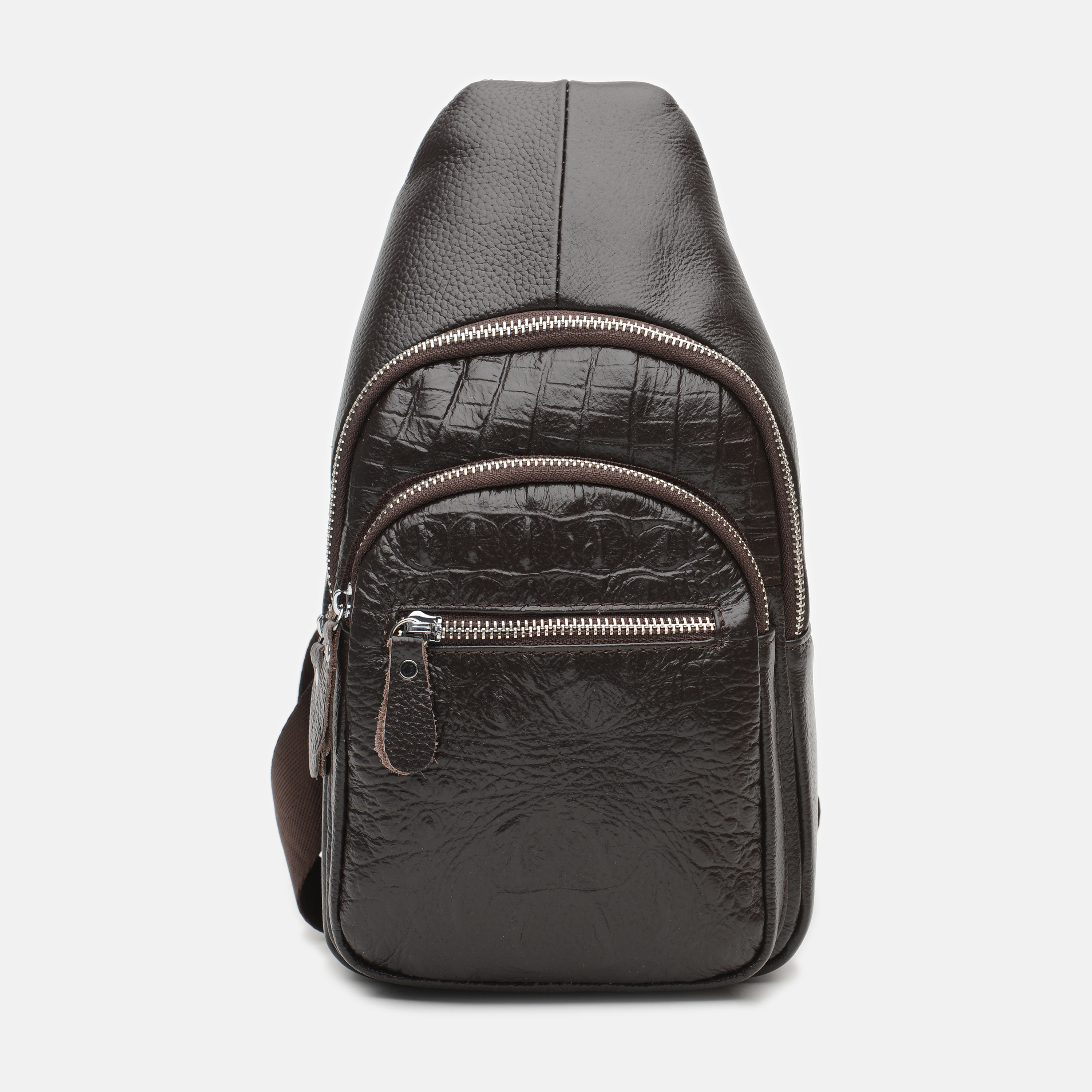 

Мужской рюкзак кожаный Laras K10142-brown Коричневый