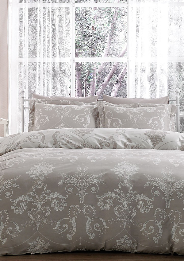 

Постельное белье Tivolyo Home Arredo семейное 7 предметов бежевый 160х220
