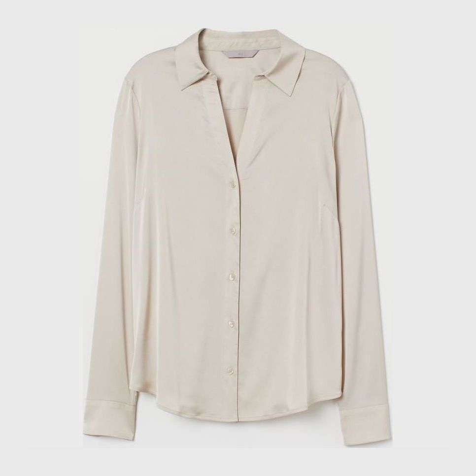 

Блузка H&M 0762846007 40 (170/92А) Светло-бежевая