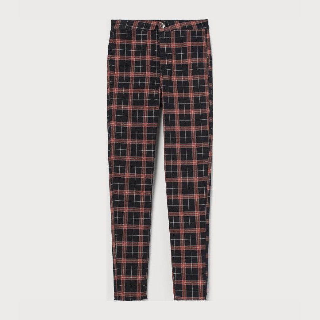 

Брюки H&M 0897730004 38 (165/72А) Красные с черным