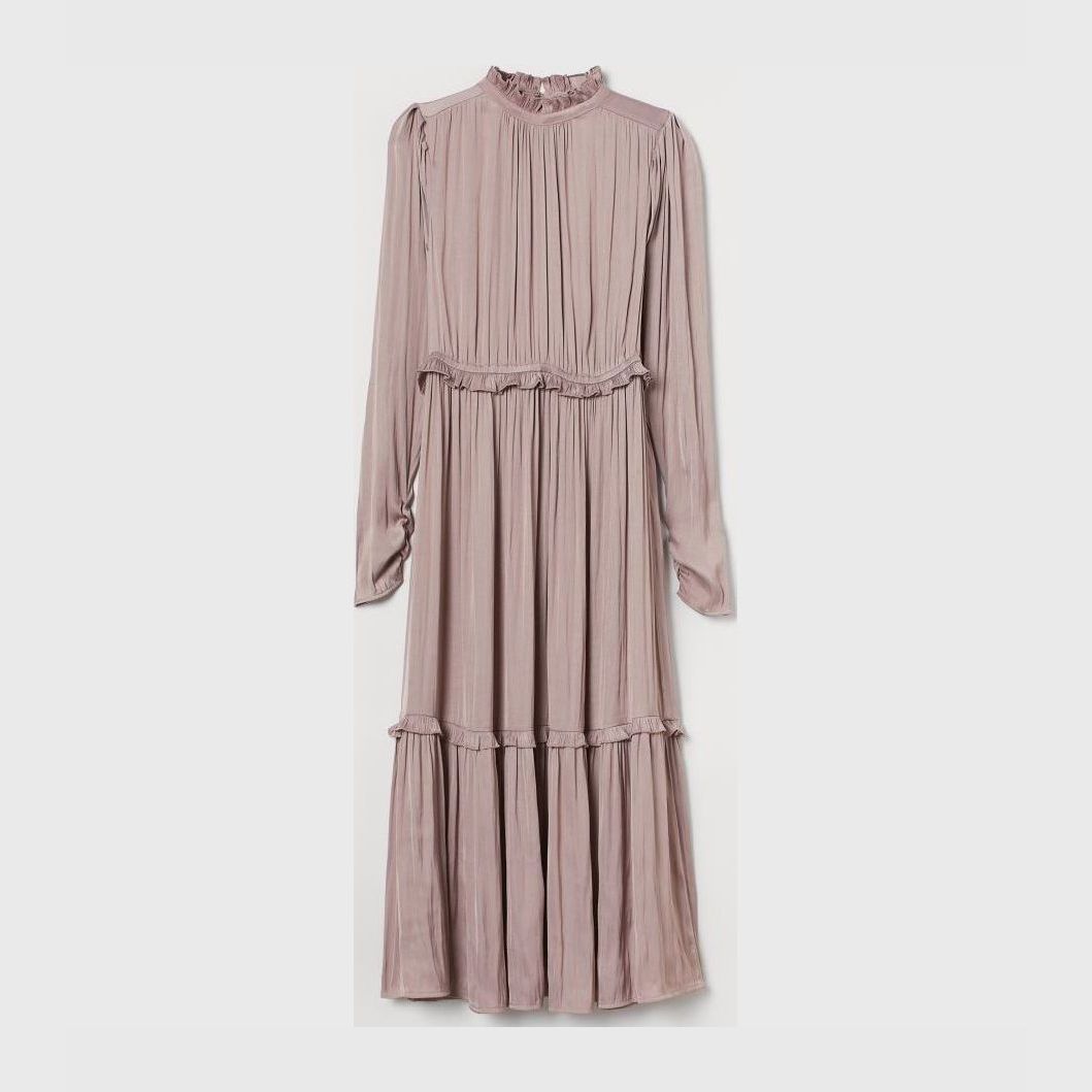 

Платье H&M 0926277001 46 (175/104А) Серое с сиреневым